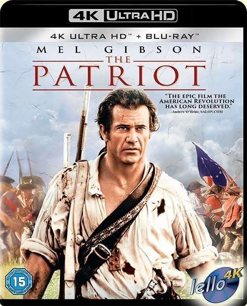 Blu-ray 4K: The Patriot (2000 Mel Gibson, Heath Ledger) UK, Cd's en Dvd's, Blu-ray, Ophalen of Verzenden, Nieuw in verpakking