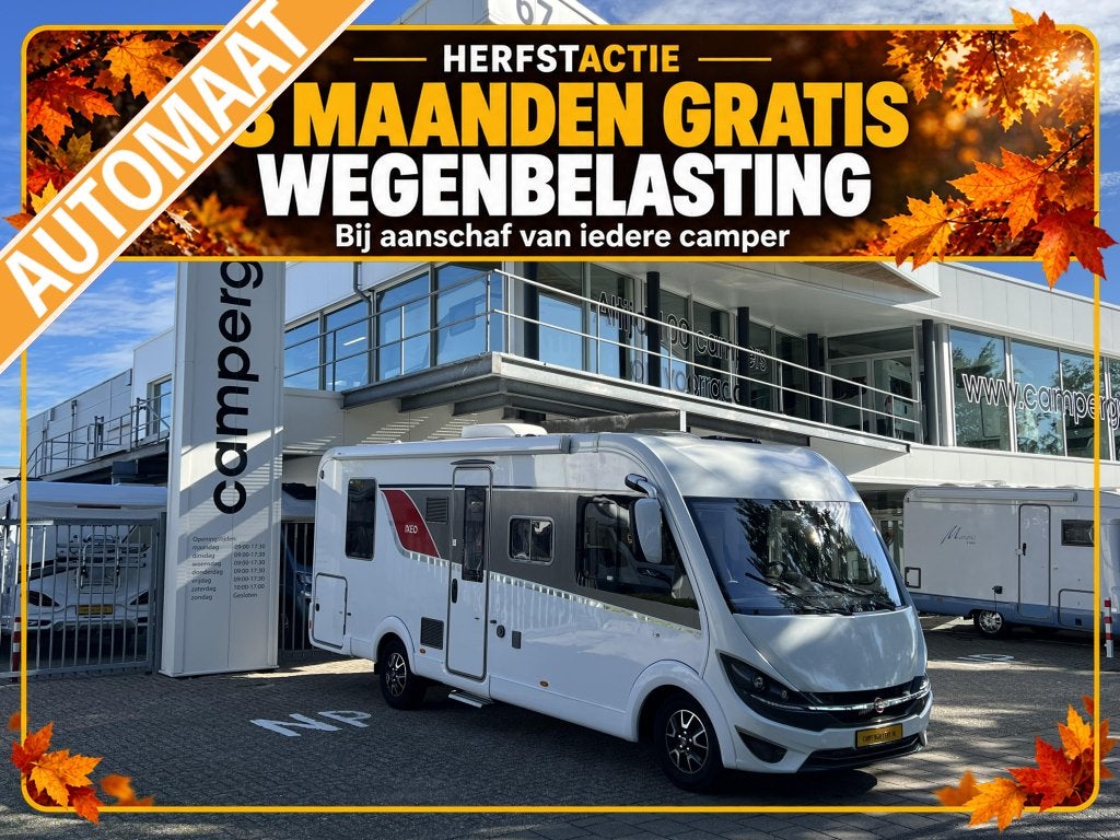 Bürstner Ixeo 736 T AUTOMAAT QUEENSBED+HEFBED FACE TO FACE, Fiat, 7 tot 8 meter, Bedrijf, Diesel