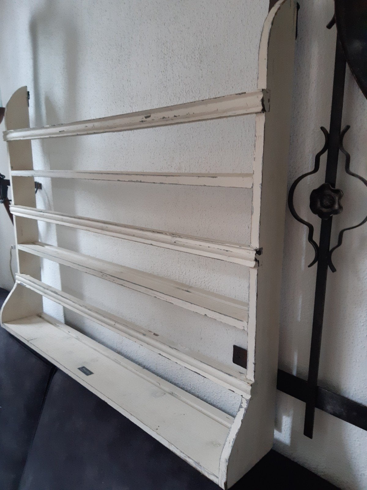 Keukenrek shabby bordenrek "regaal"schap,stoer brocante, Ophalen