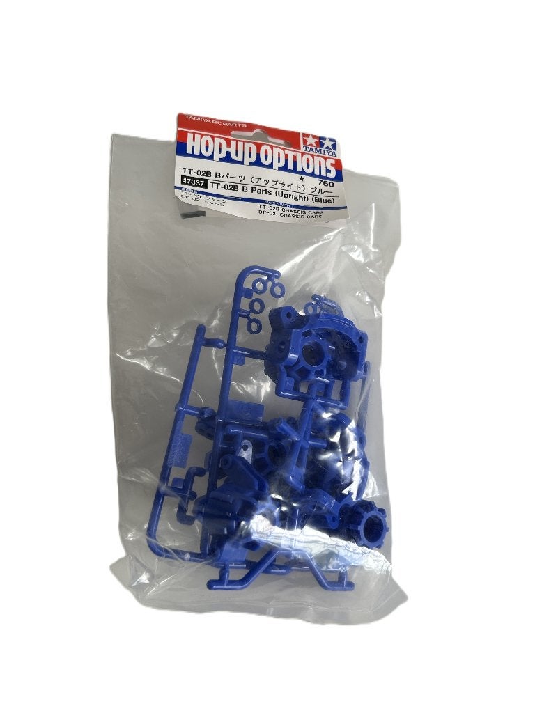 Tamiya 47337 TT-02B B Parts (Upright) (Blue) 1/10, Ophalen of Verzenden, Nieuw, Auto onroad