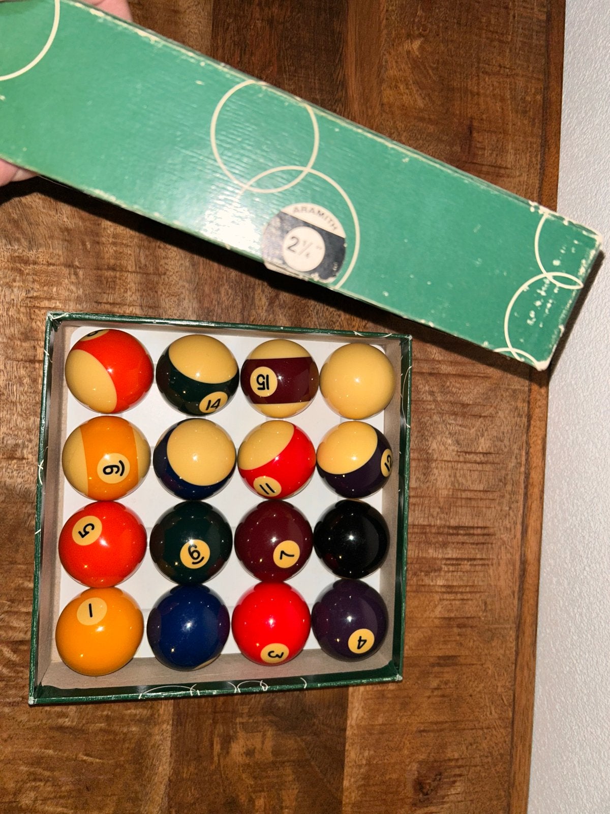 Aramith Poolballen Set 2 1/4" - Zo goed als nieuw, Ophalen of Verzenden, Zo goed als nieuw, Keu of Ballen