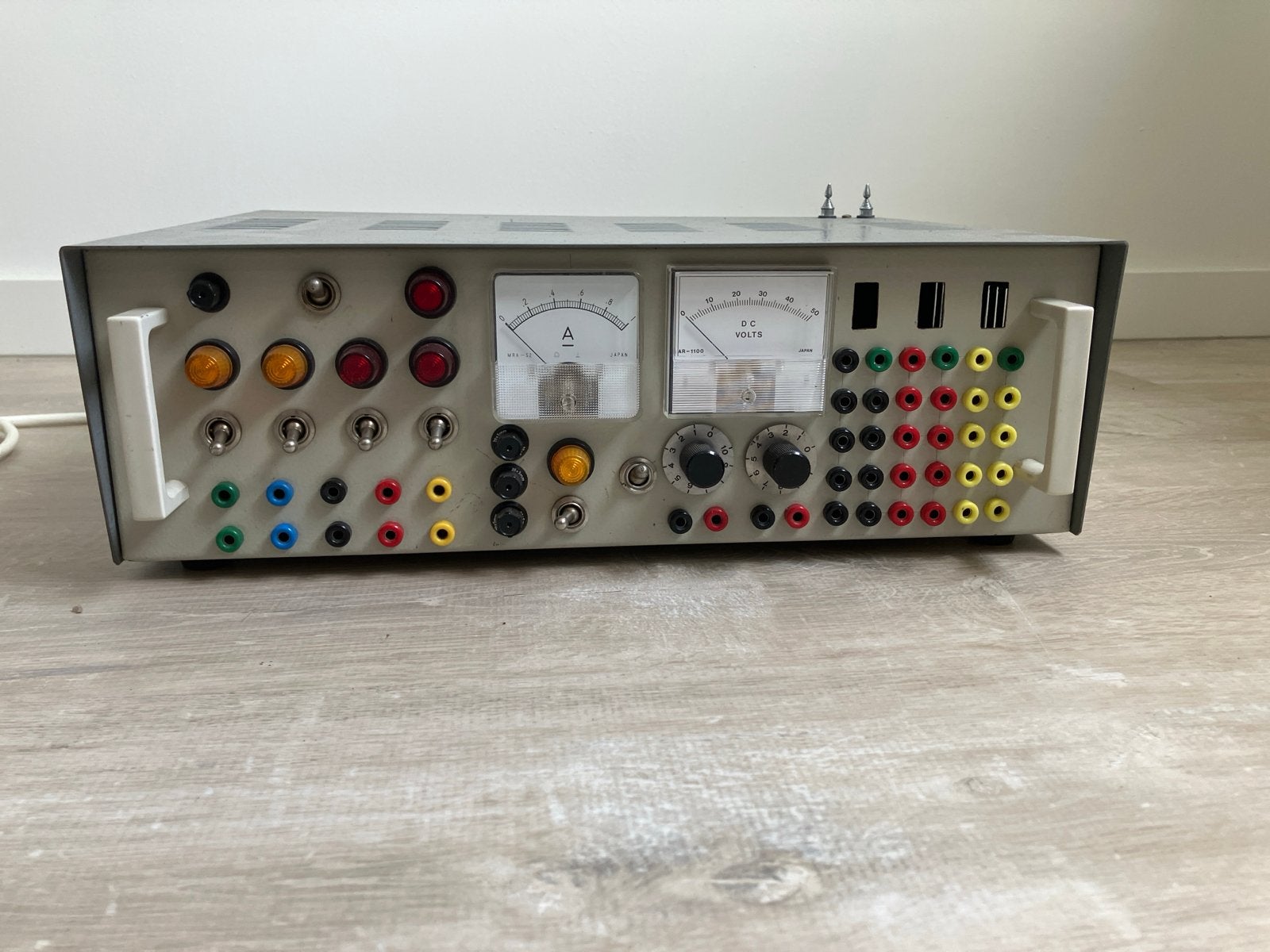 Vintage Laboratorium Voeding - Analoge Meters, Ophalen of Verzenden, Gebruikt