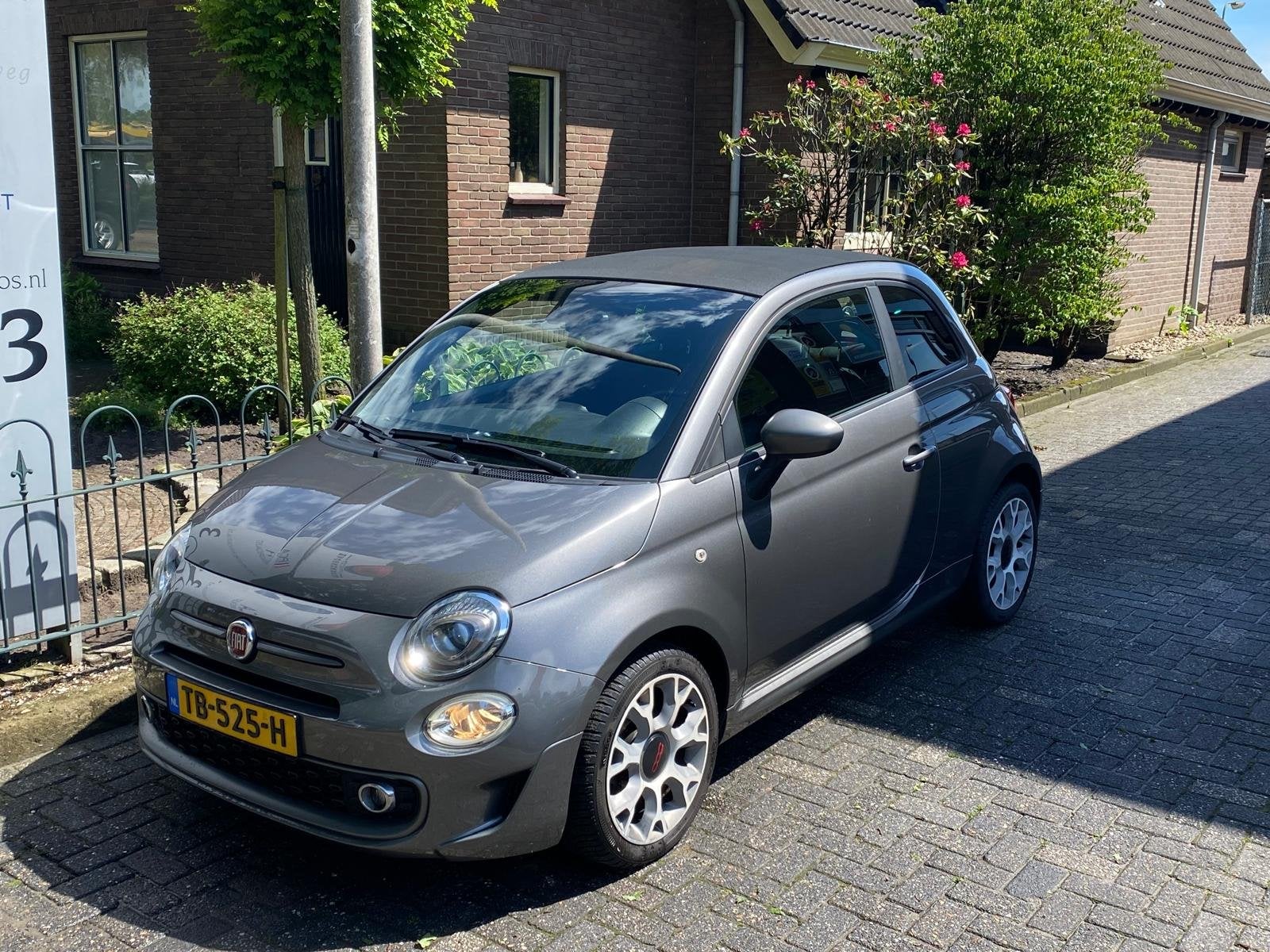 Fiat 500C 0.9 TwinAir Turbo Sport Cabriolet/Alu wielen/Sport, Gebruikt, Origineel Nederlands, Bedrijf, 26 km/l
