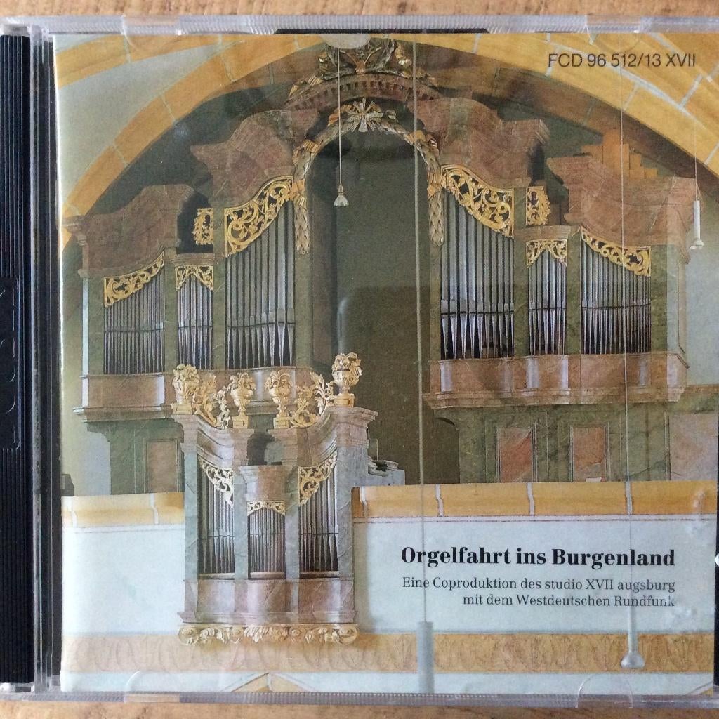 Orgel 2cd - Orgelfahrt ins Burgenland, R Menger & R Götz, Ophalen of Verzenden, Barok, Gebruikt, Overige typen