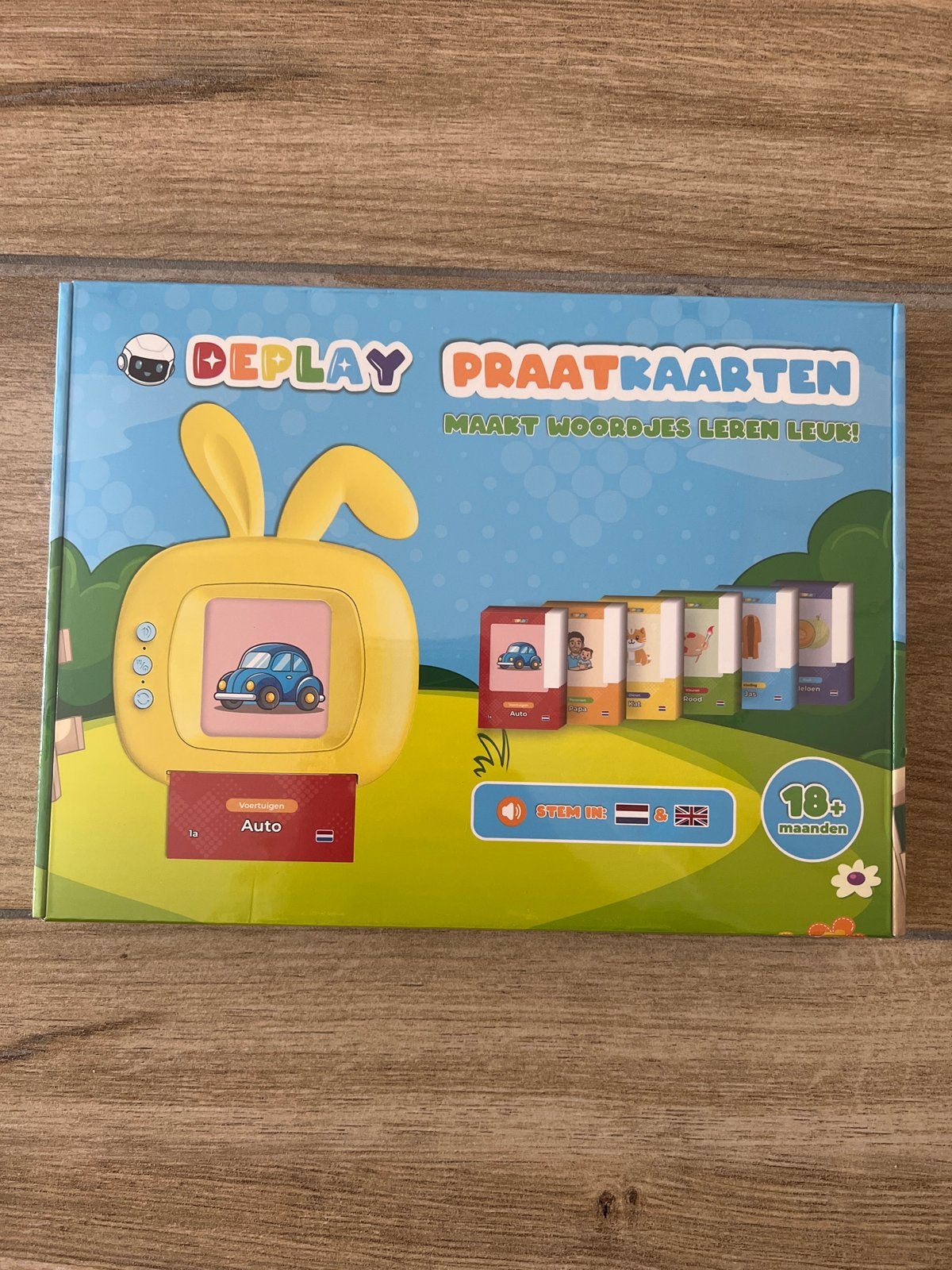 Deplay Praatkaarten: Interactief Leren voor Peuters, Ophalen of Verzenden, Nieuw, Taal en Lezen, Met geluid