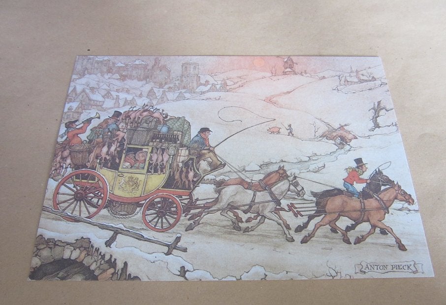 Anton Pieck ansichtkaart 10, Verzamelen, Verzenden, Nieuw, Overige typen