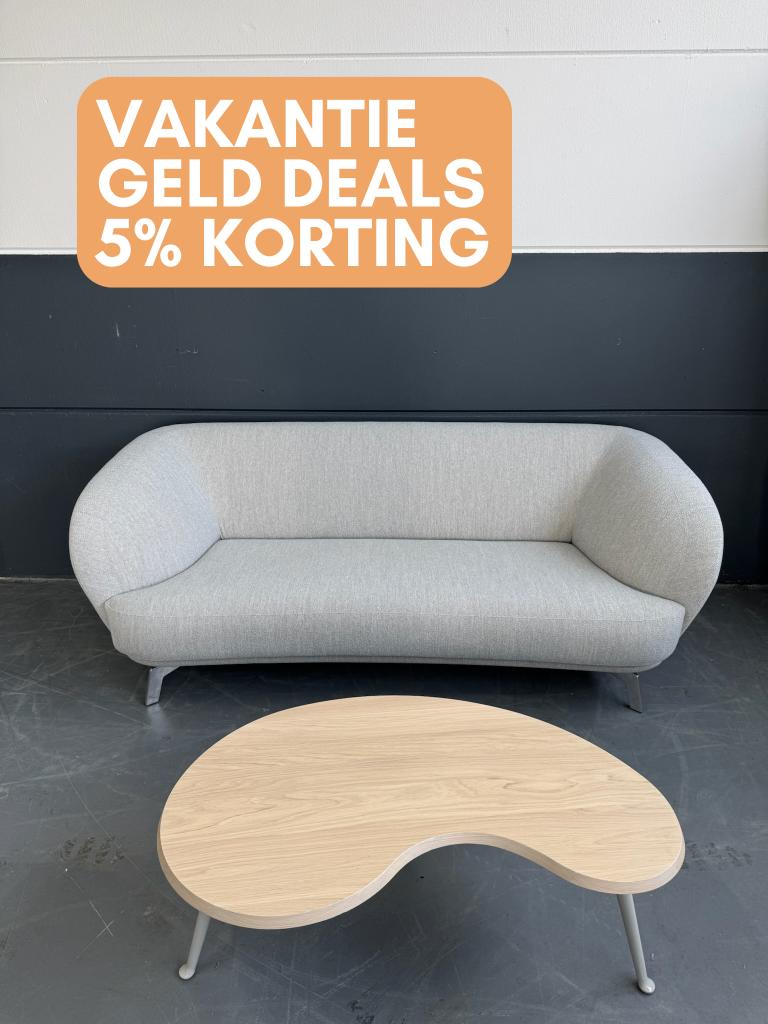 Showroommodel Leolux Flint 2.5-zits | De Ploeg Alto 08, Ophalen, Leolux, 150 tot 200 cm, 75 tot 100 cm