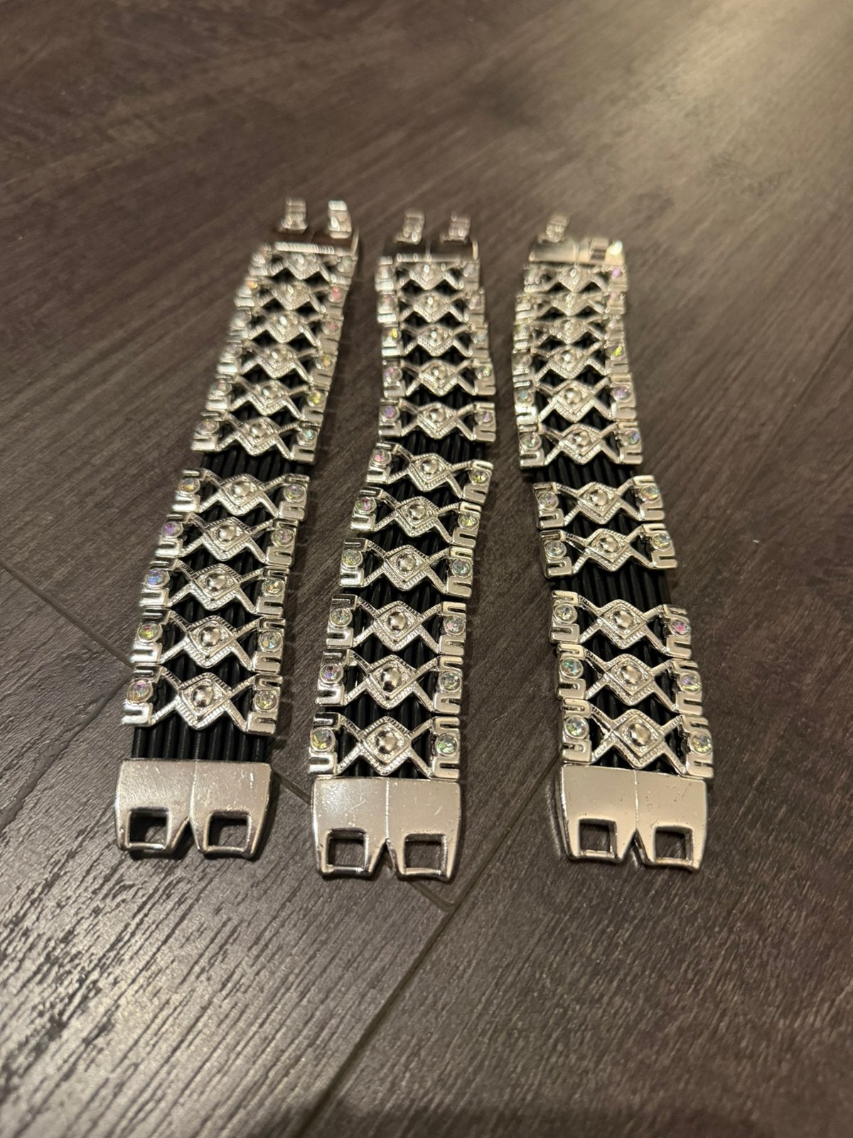 Partij 3 stoere armbanden 32/9, Verzenden, Nieuw, Overige kleuren, Overige materialen