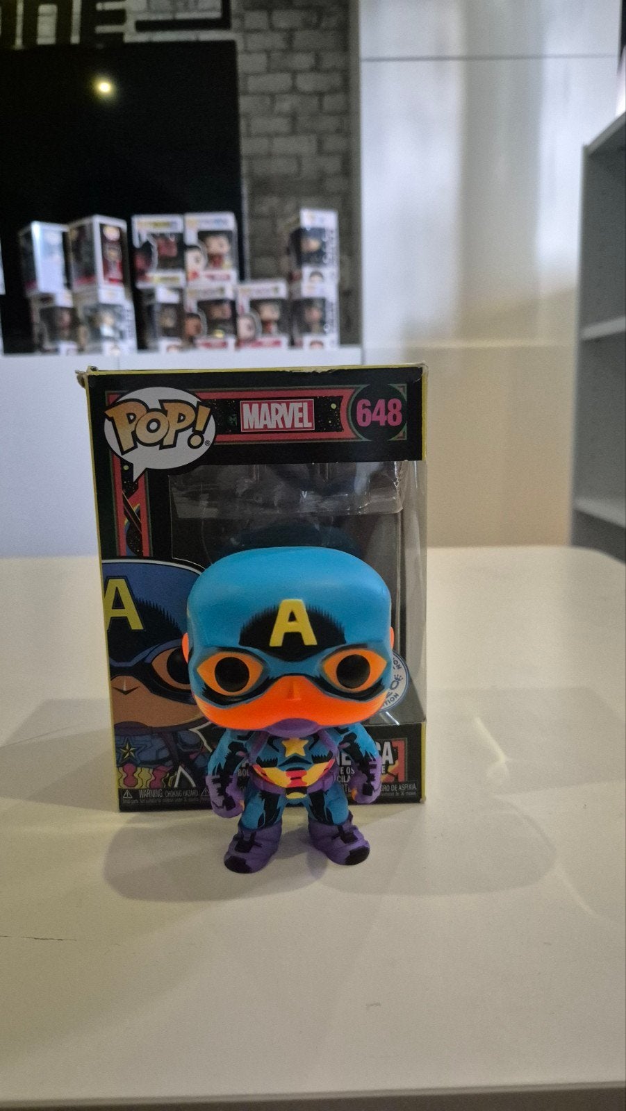 Funko Pop! Marvel Captain America 648 Special Edition, Ophalen of Verzenden, Nieuw