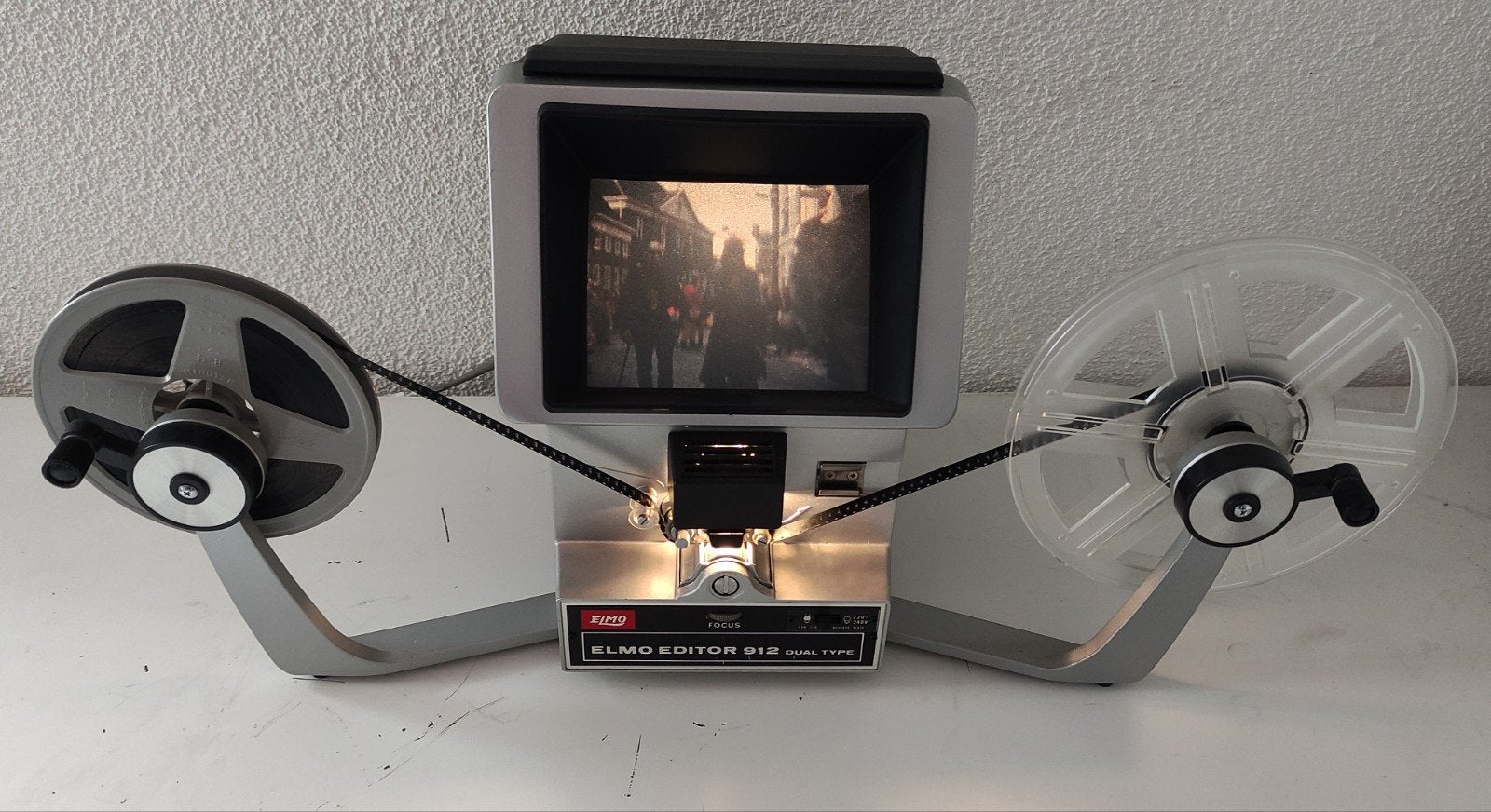 ELMO 912 FILM VIEWER voor de SUPER 8 en DUBBEL 8 FILMS, Ophalen of Verzenden, 8mm film