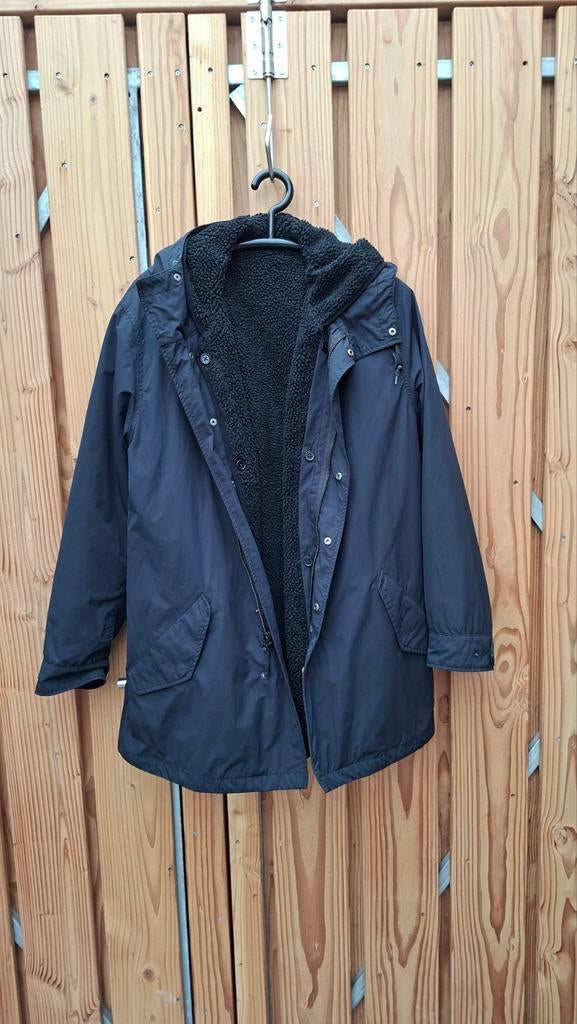 Levi's Zwarte meer seizoenen-jas met uitneembare Voering, Zwart, Maat 42/44 (L), Ophalen of Verzenden, Zo goed als nieuw