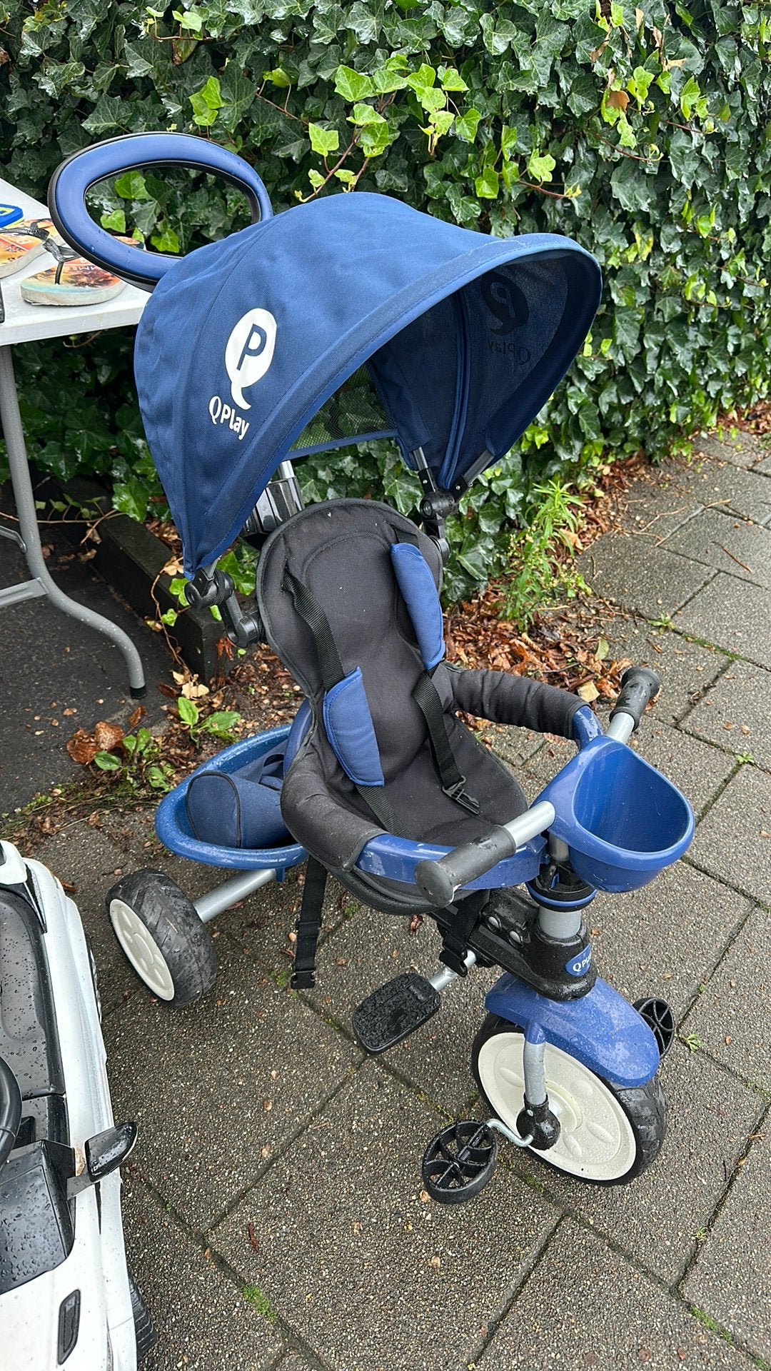 Qplay comfort driewieler, Ophalen, Zo goed als nieuw, Duwstang