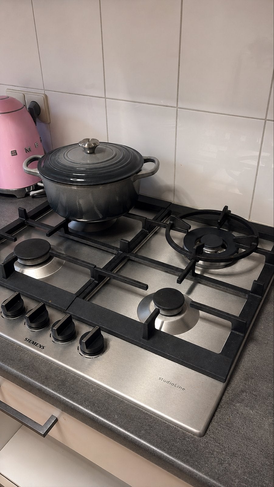 Siemens inbouw gasfornuis - 4 kookzones, Ophalen, Gebruikt, 4 kookzones, Inbouw