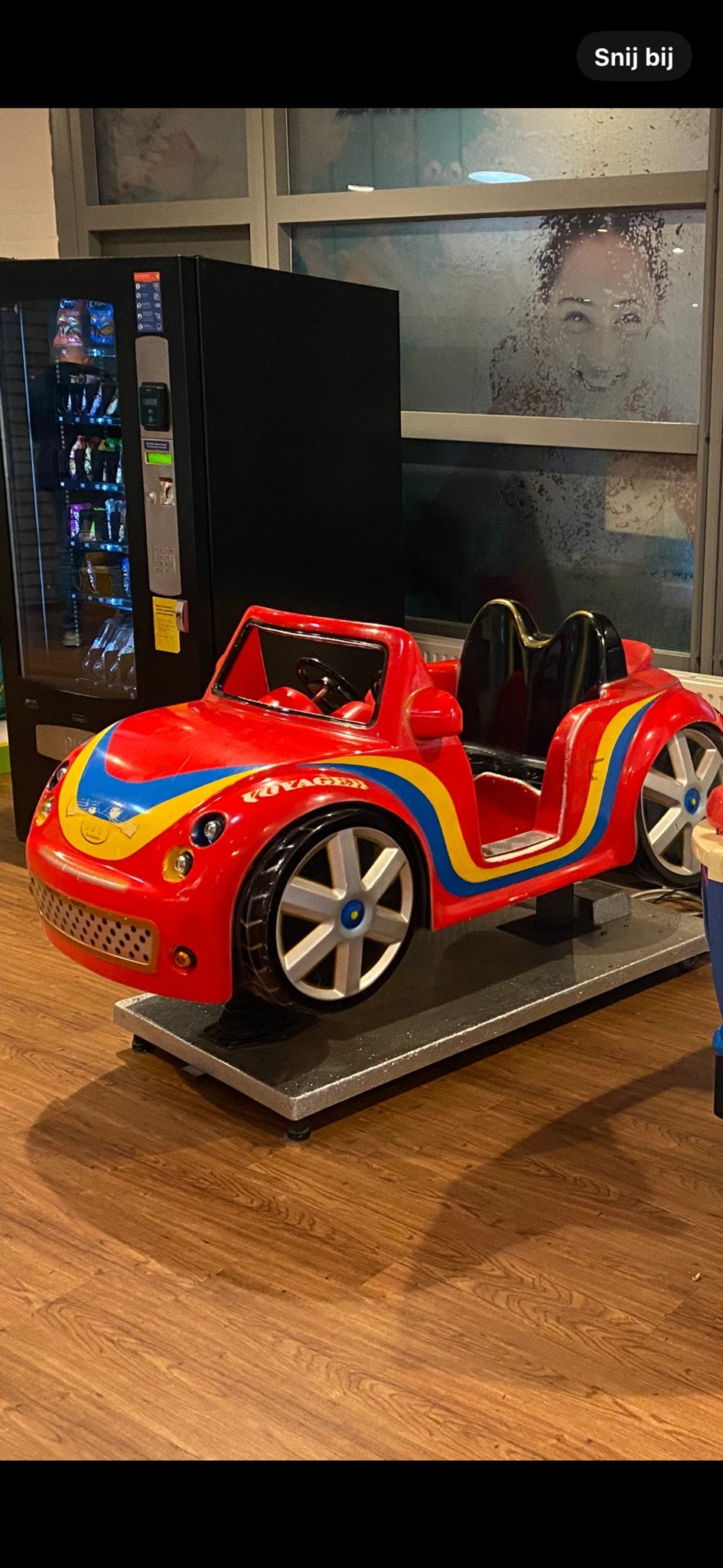 Rode. Kidy ride auto, Ophalen, Gebruikt