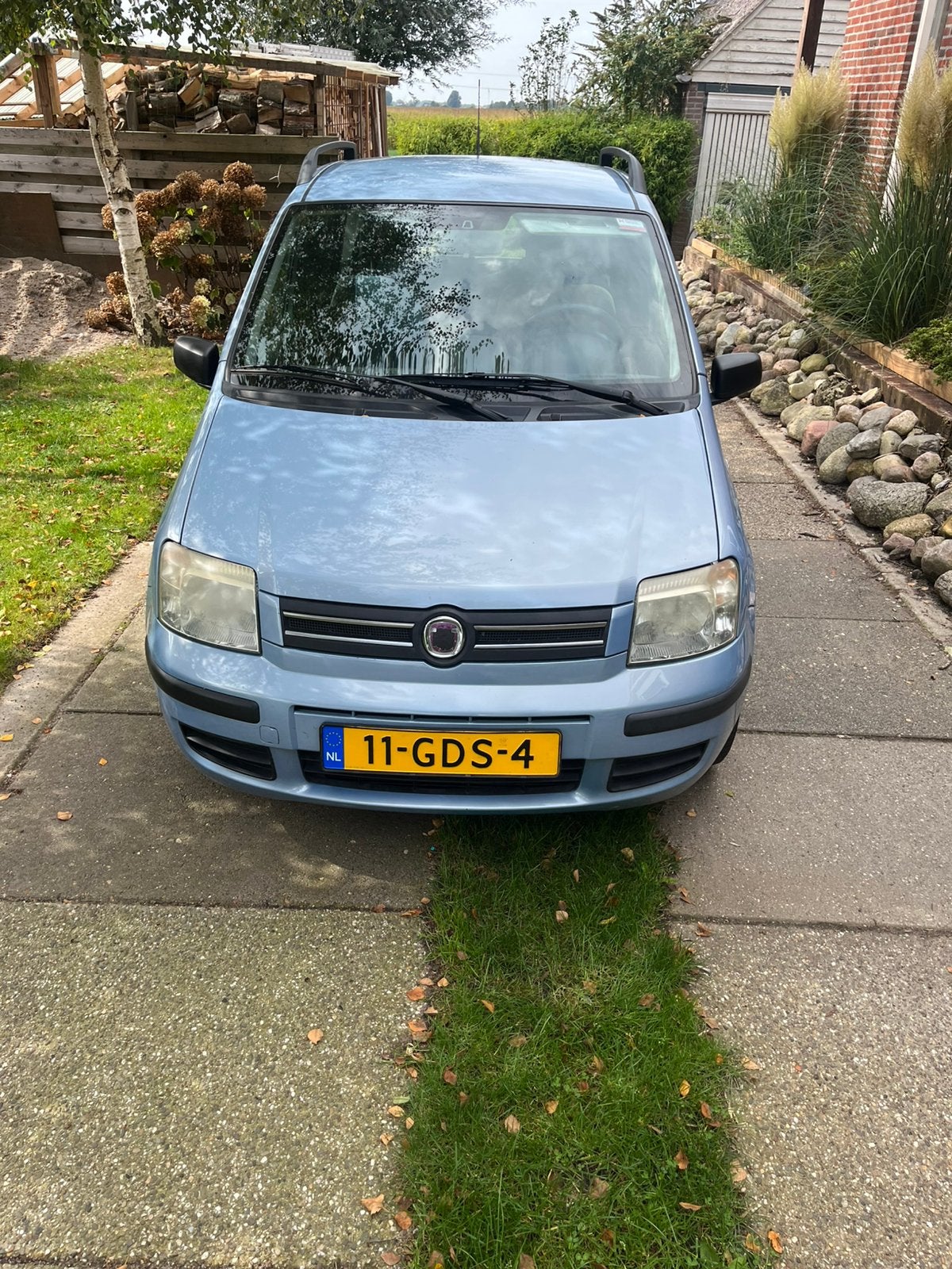 Fiat Panda 1.2 44KW 60PK 2008 Blauw, Auto's, Voorwielaandrijving, Stof, Origineel Nederlands, Handgeschakeld