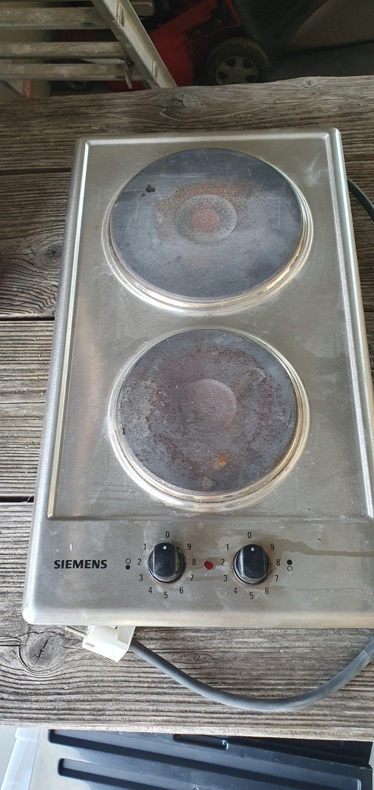 Siemens Elektrische Kookplaat - 2 Kookzones, Witgoed en Apparatuur, Kookplaten, Gebruikt, 3 kookzones of minder, Ophalen of Verzenden