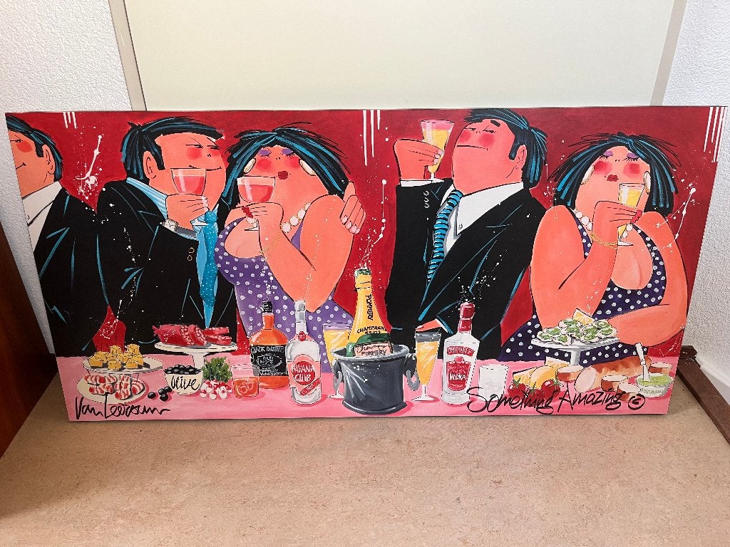 wanddecoratie, Ophalen, 50 tot 75 cm, Zo goed als nieuw, Schilderij