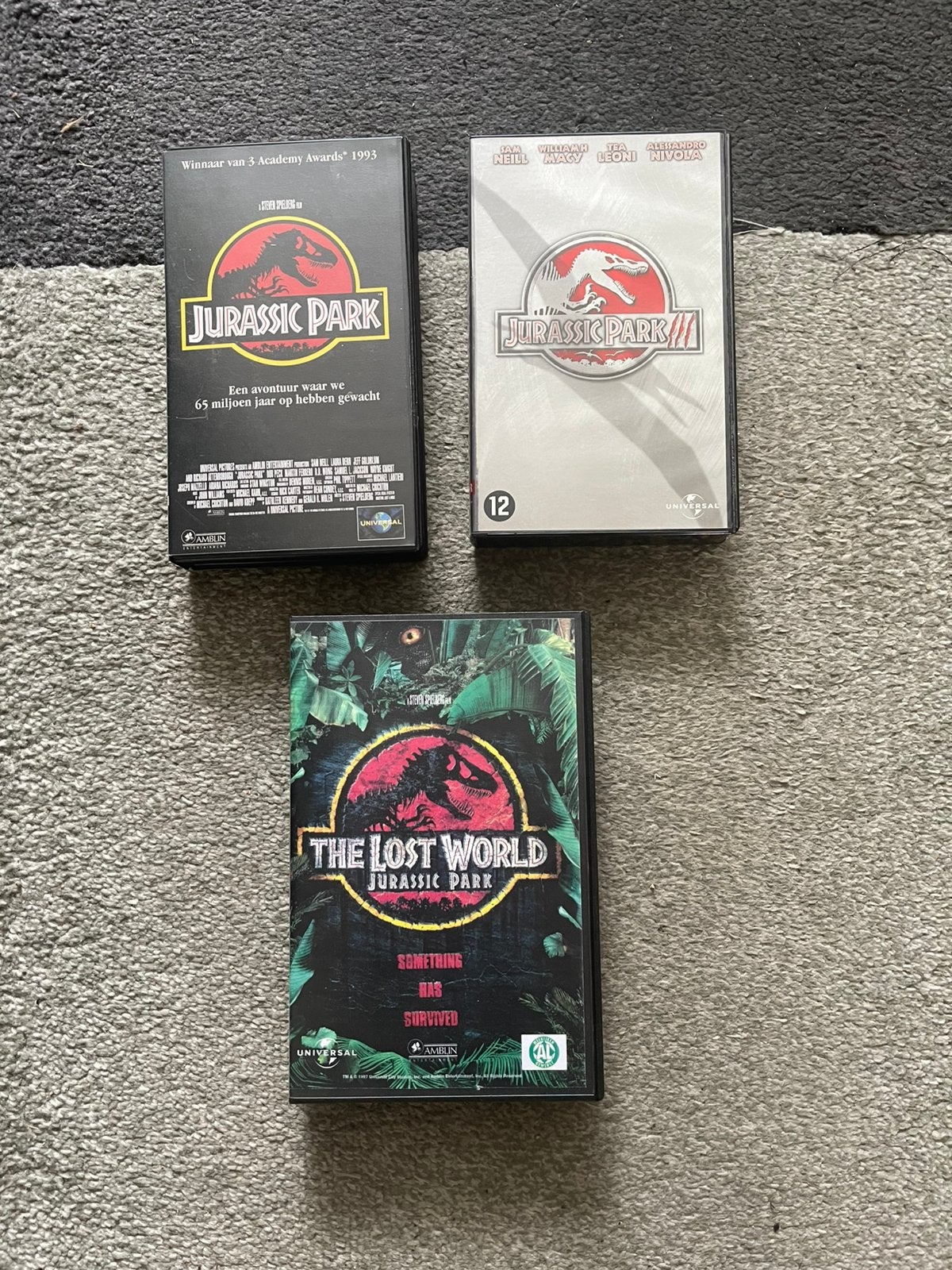 Video’s Jurassic park, Ophalen, Gebruikt