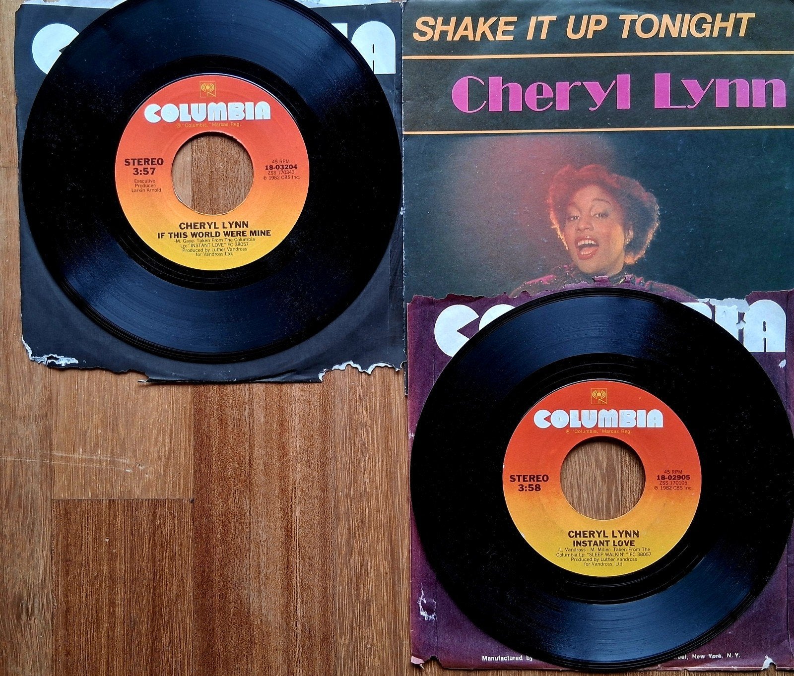 Cheryl Lynn - If This World Were Mine / Instant Love, Gebruikt, 7 inch, EP, R&B en Soul