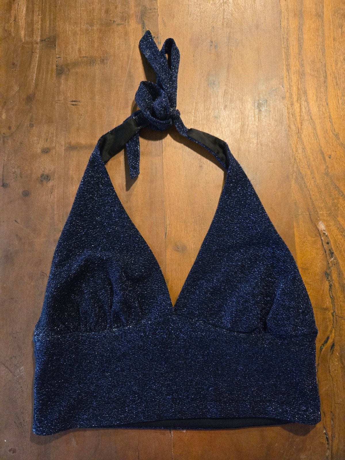 Costes Halter Singlet Maat L Blauw, Blauw, Maat 42/44 (L), Ophalen of Verzenden, Zo goed als nieuw
