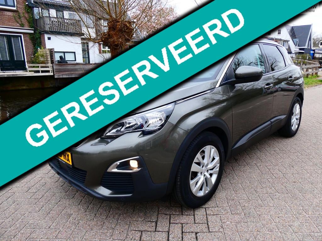 Peugeot 3008 1.2i 131pk 2e eig. 137.000km. Clima Navi LED PD, Auto's, Voorwielaandrijving, Stof, Gebruikt, 1199 cc