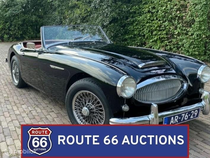 Austin Healey 3000 MKII BT7 | 1962 | Route 66 Auctions, Auto's, Austin, Overige carrosserieën, Zwart, Bedrijf