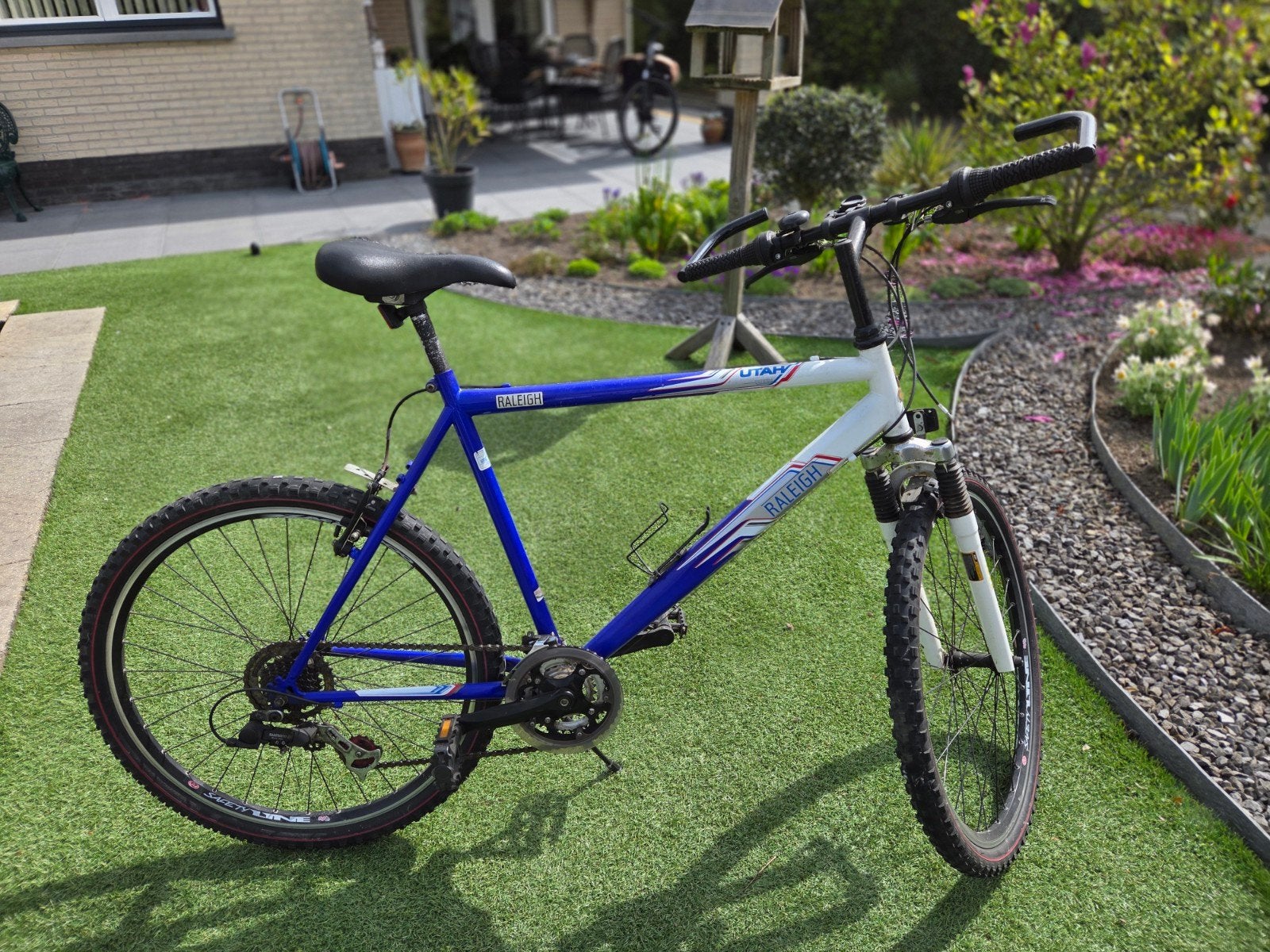 Raleigh Utah Mountainbike - Blauw/Wit, Goede Staat, Overige merken, Gebruikt, Hardtail, Ophalen of Verzenden