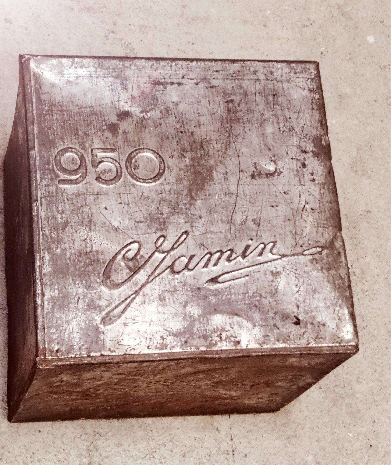 Vintage blik Jamin, Ophalen of Verzenden
