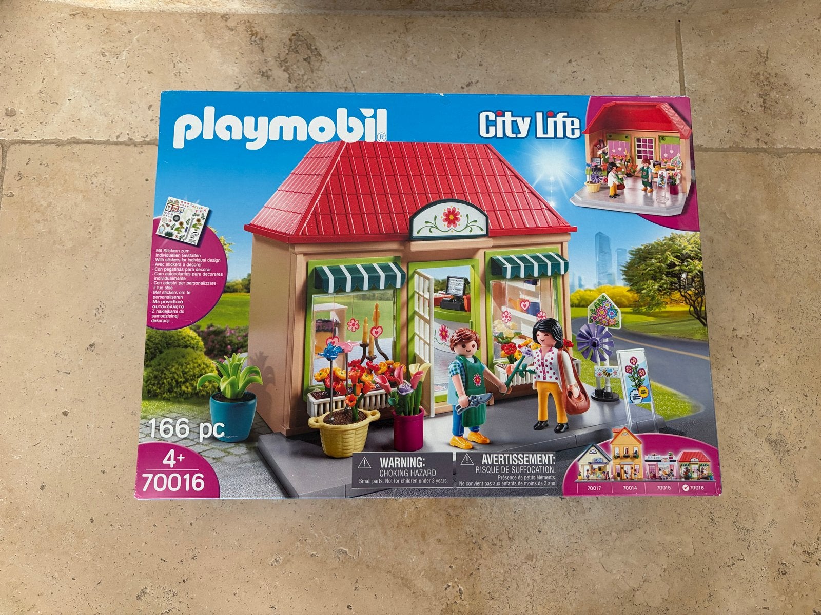 Playmobil City Life Bloemenwinkel 70016 - Zo goed als nieuw, Ophalen, Gebouw, Complete set, Zo goed als nieuw