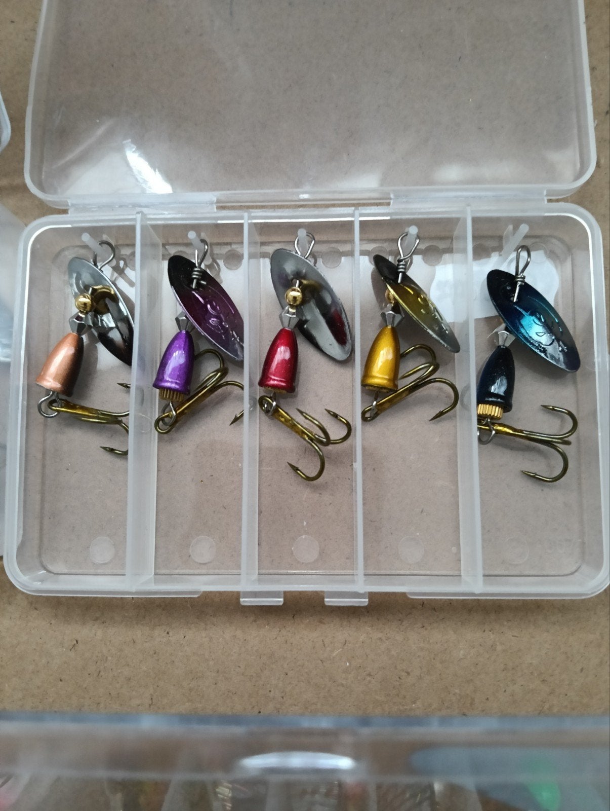5 Spinners Diverse Kleuren 3g voor Baars en Forel, Verzenden, Nieuw, Kunstaas