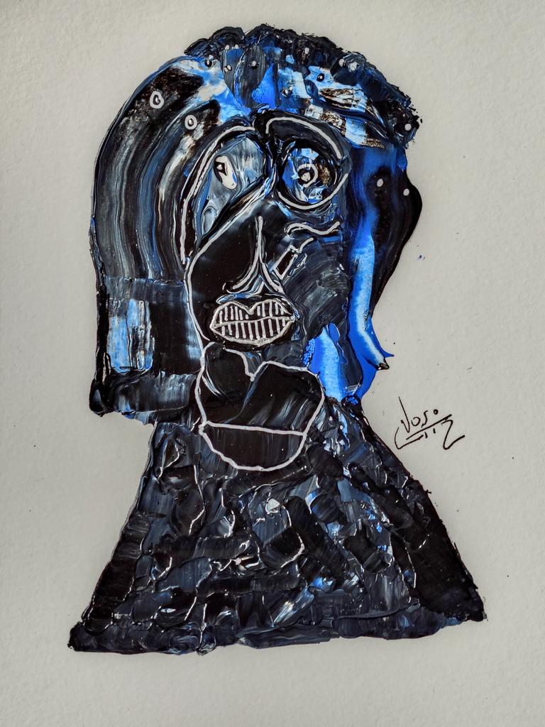 Abstracte kunstwerk van Jose S. Diaz, Ophalen of Verzenden