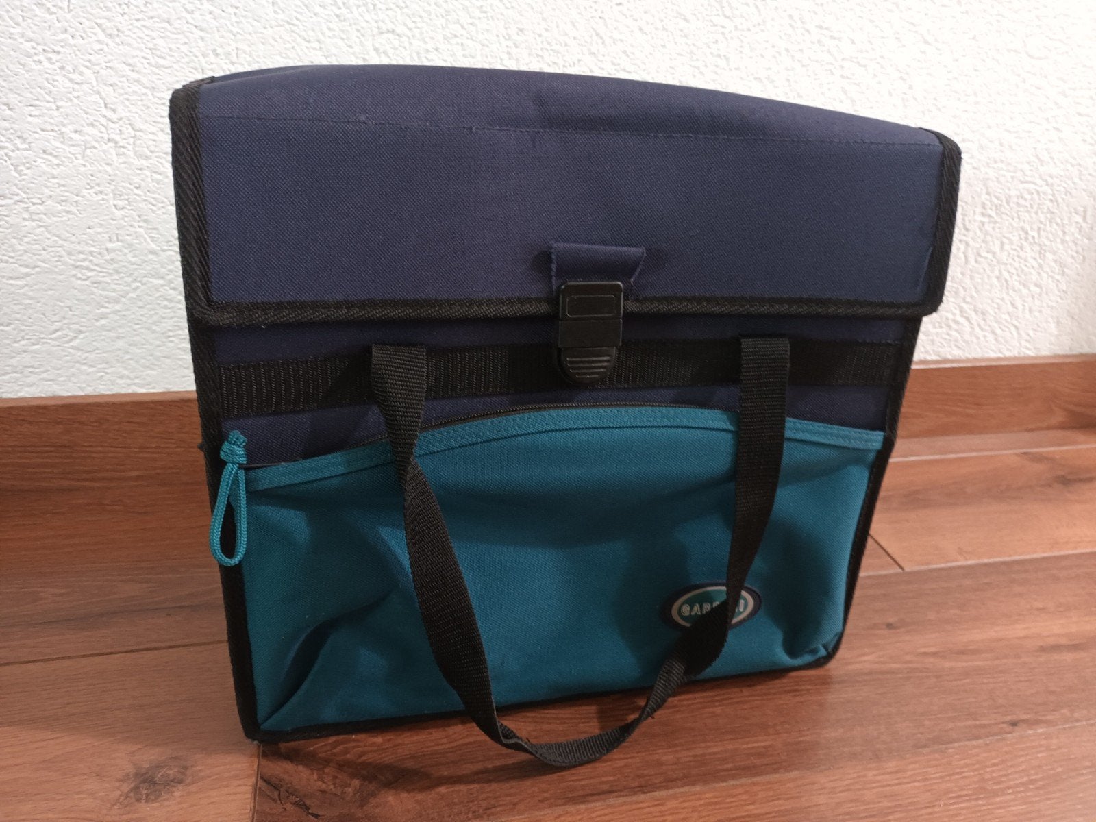 Gardini enkele fietstas fiets tas enkel blauw blauwe, Ophalen of Verzenden, Gebruikt, Gardini