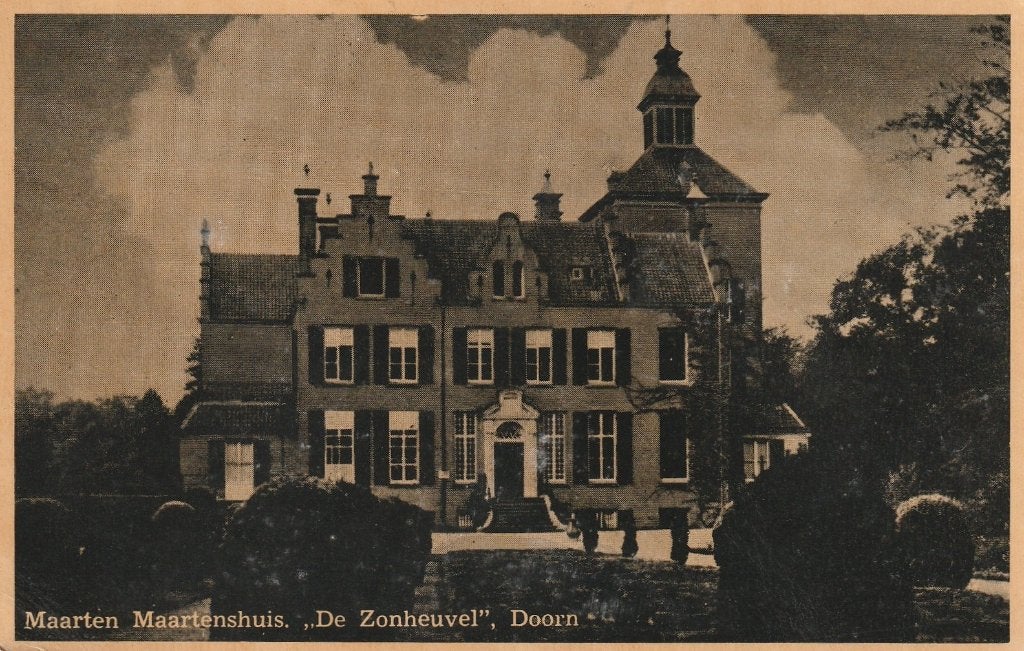DOORN Maarten Maartenshuis De Zonheuvel, Verzenden, 1940 tot 1960, Gelopen, Utrecht