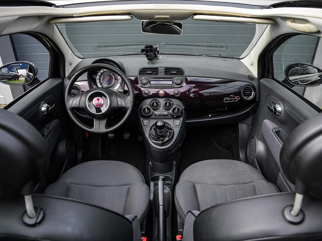 Fiat 500 C 0.9 TwinAir Pop | Cabrio | Airco | PDC | Lichtmet, Auto's, Fiat, Euro 5, Gebruikt, Overige kleuren, Cabriolet