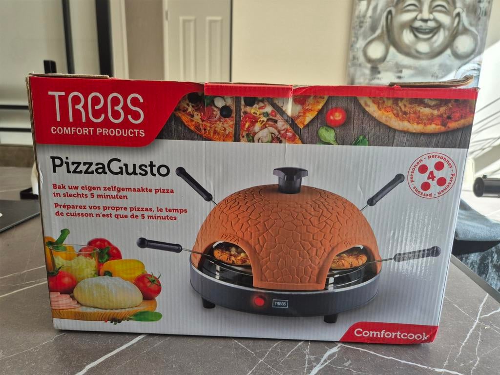 TREBS * Pizzarette 4-persoons * zgan, Ophalen of Verzenden, Zo goed als nieuw, Trebs