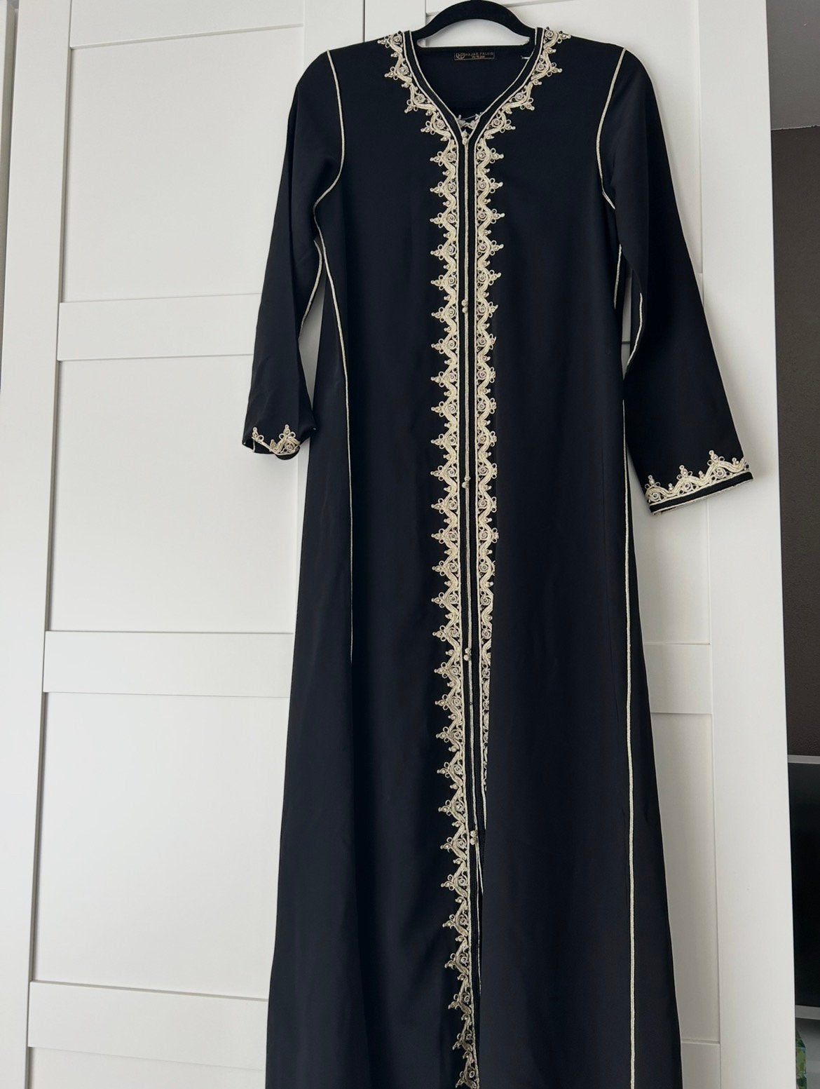 Zwarte kaftan caftan meisjes maat leeftijd  14/15 jaat, Overige typen, Zwart, Ophalen of Verzenden, Zo goed als nieuw