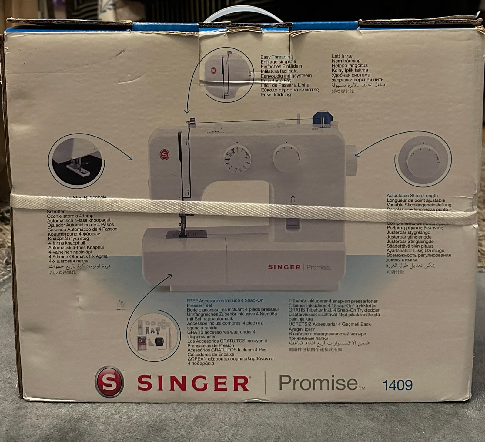 Singer Promise 1409 Naaimachine in Doos, Ophalen of Verzenden, Nieuw, Naaimachine, Singer