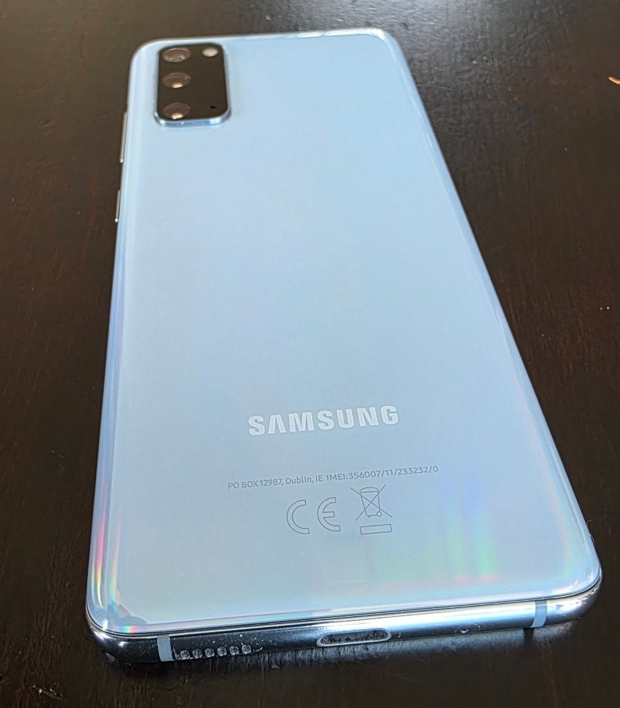 Samsung Galaxy S20 128GB Blue - Krasvrij en in topstaat, Galaxy S20, Blauw, Touchscreen, Ophalen of Verzenden