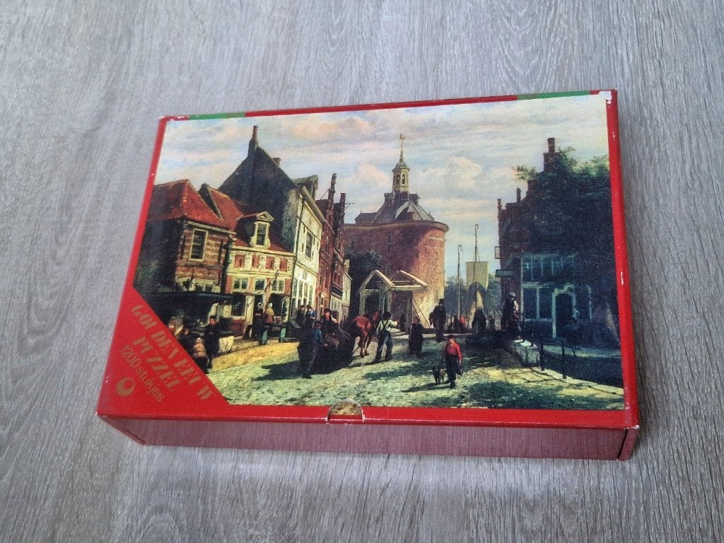 Puzzel Stadsgezicht 1200 stukjes - Hema, Ophalen of Verzenden, 500 t/m 1500 stukjes, Zo goed als nieuw, Legpuzzel