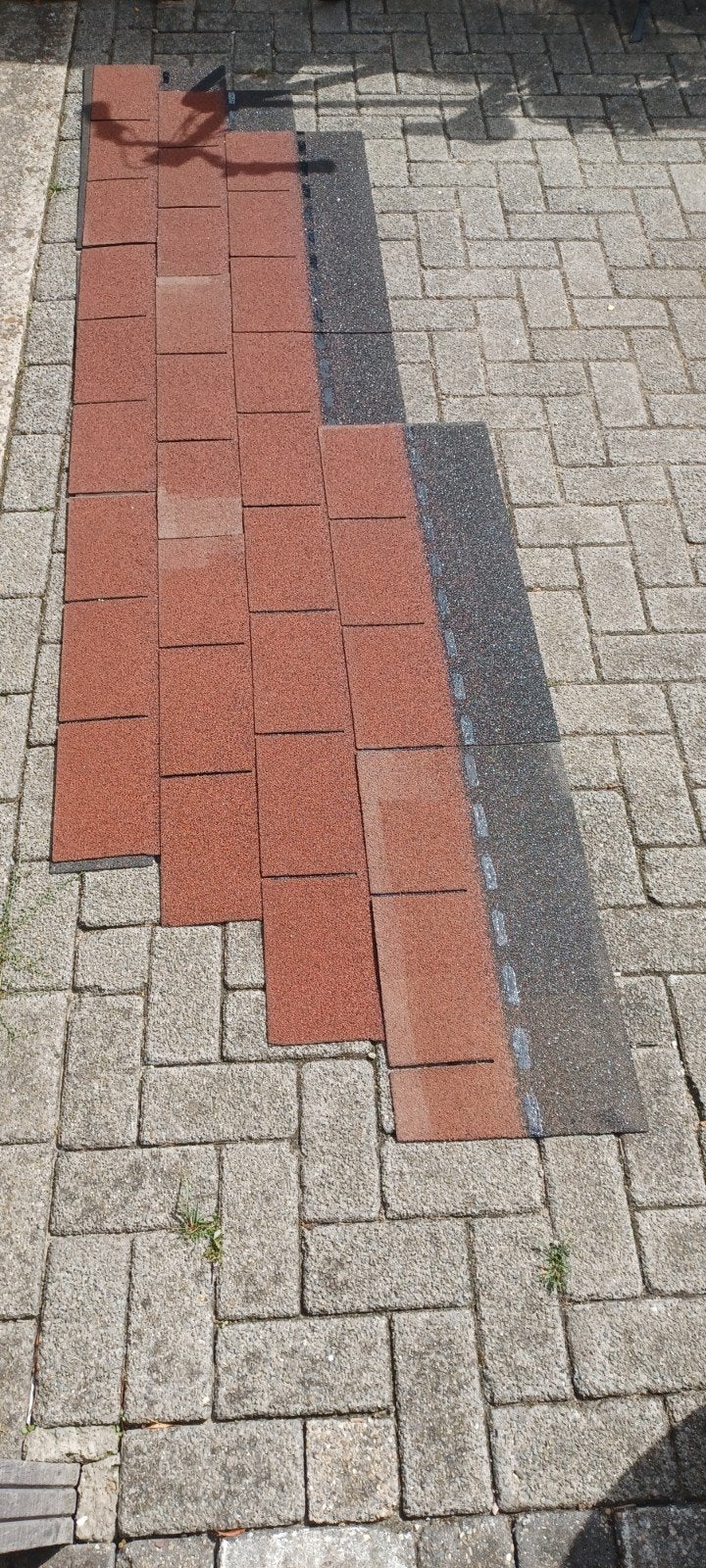 Dakshingels rood/zwart - Diverse maten, Ophalen, Overige materialen, Gebruikt, Overige typen