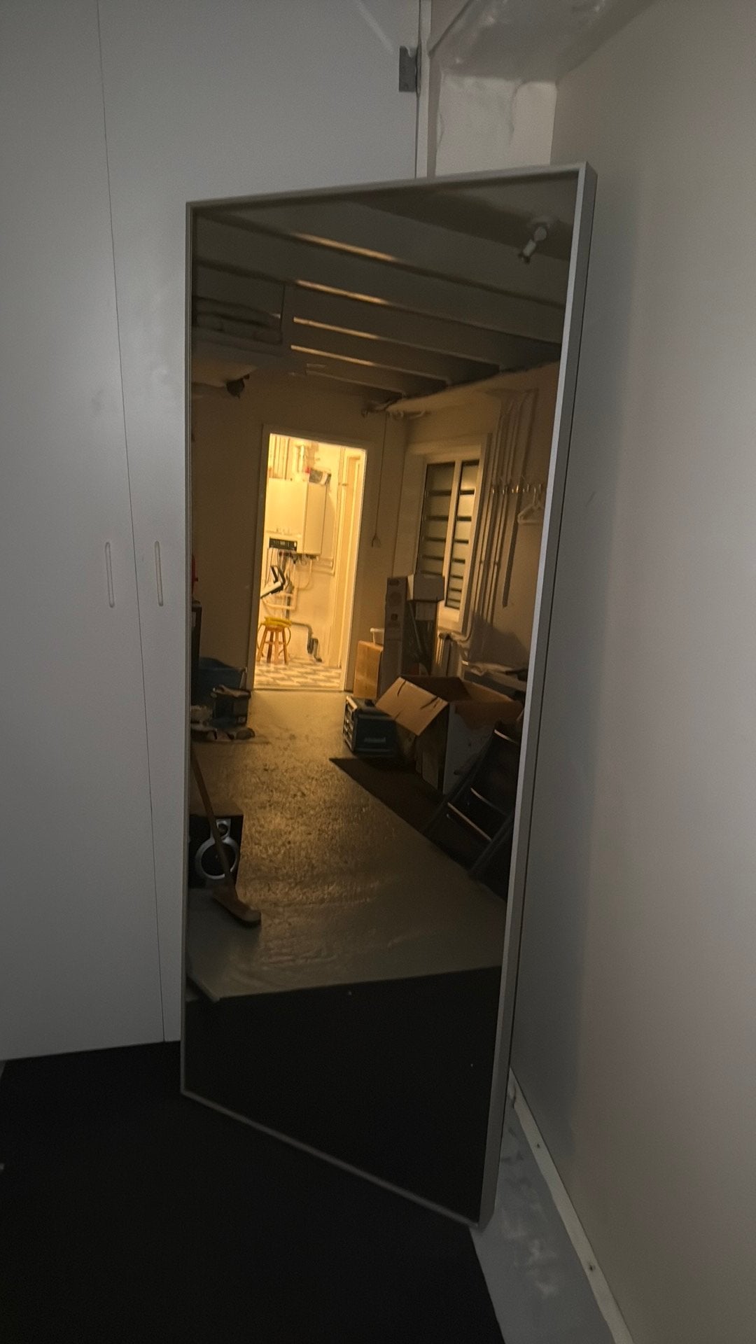 Wandspiegel, Huis en Inrichting, Ophalen, Zo goed als nieuw, Rechthoekig, 150 tot 200 cm