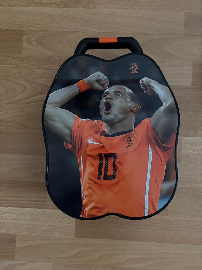Voetbal caddy met Wesley Sneijder., Ophalen of Verzenden, Nieuw, Overige binnenlandse clubs