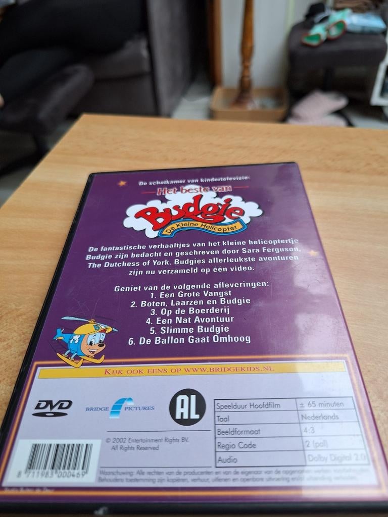 Dvd het beste van Budgie, Europees, Tekenfilm, Alle leeftijden, Ophalen of Verzenden