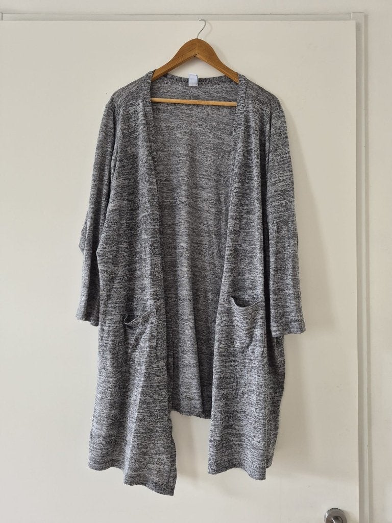 Lang vest MS Mode maat 3XL dames - grijs, Kleding | Dames, Trui of Vest, Ophalen of Verzenden, Zo goed als nieuw, MS Mode