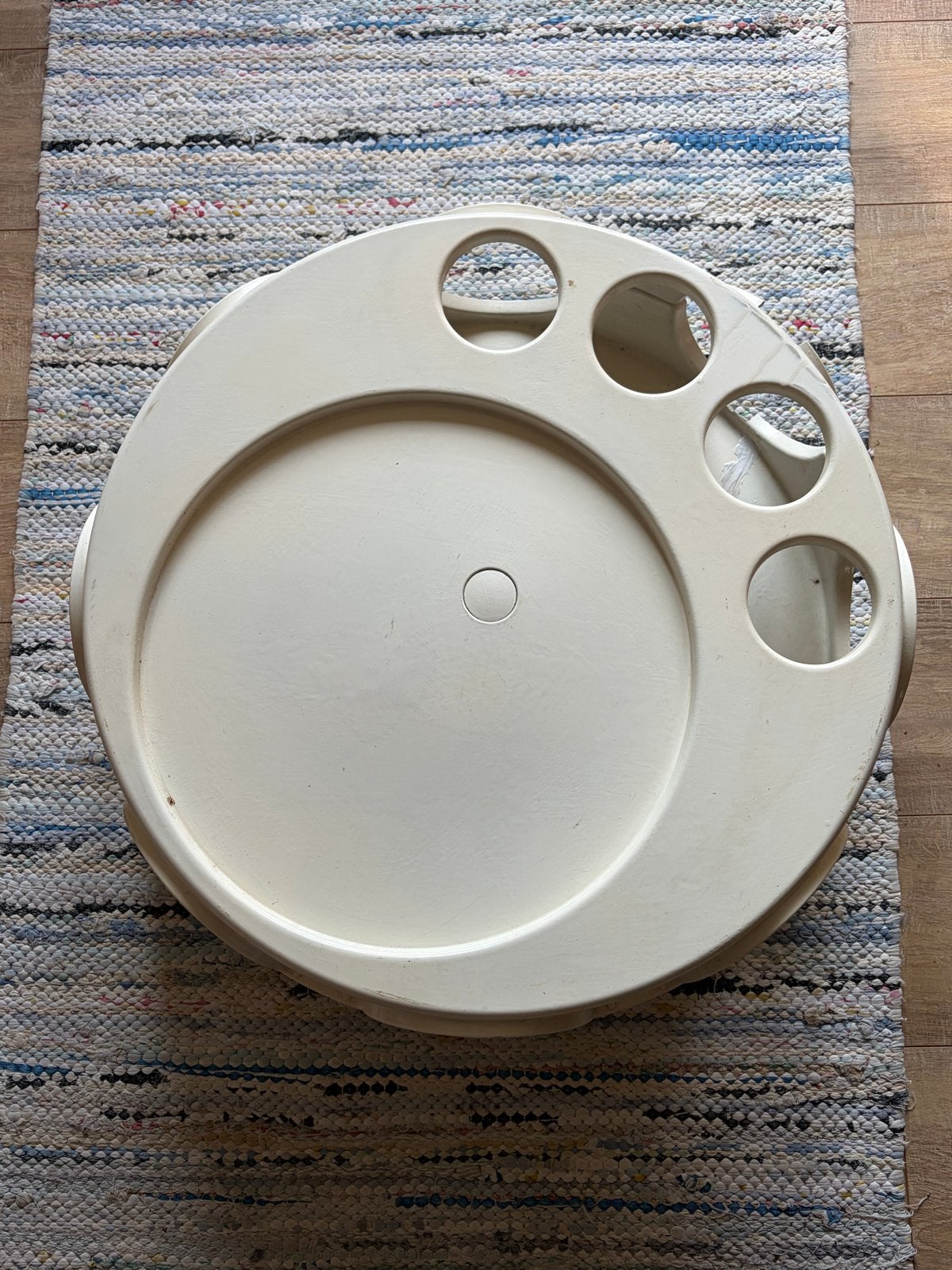 Rotobar opknapper - Vintage bijzettafel, Ophalen, Minder dan 45 cm, Kunststof, Gebruikt