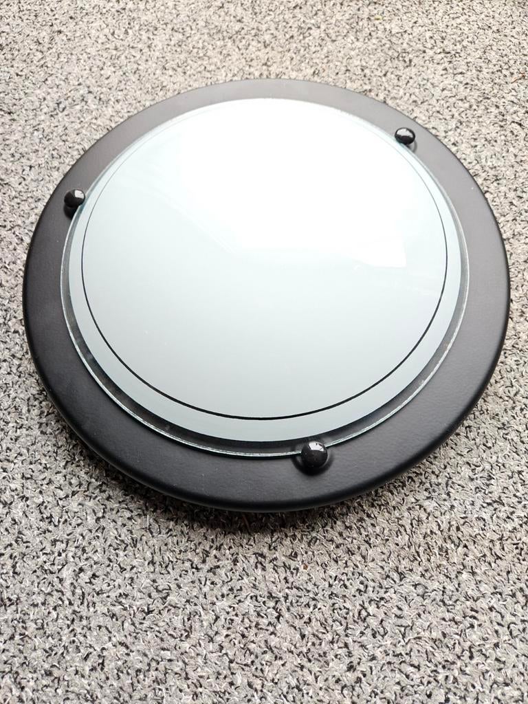 Plafond lamp 30 cm, Ophalen of Verzenden, Gebruikt, Glas