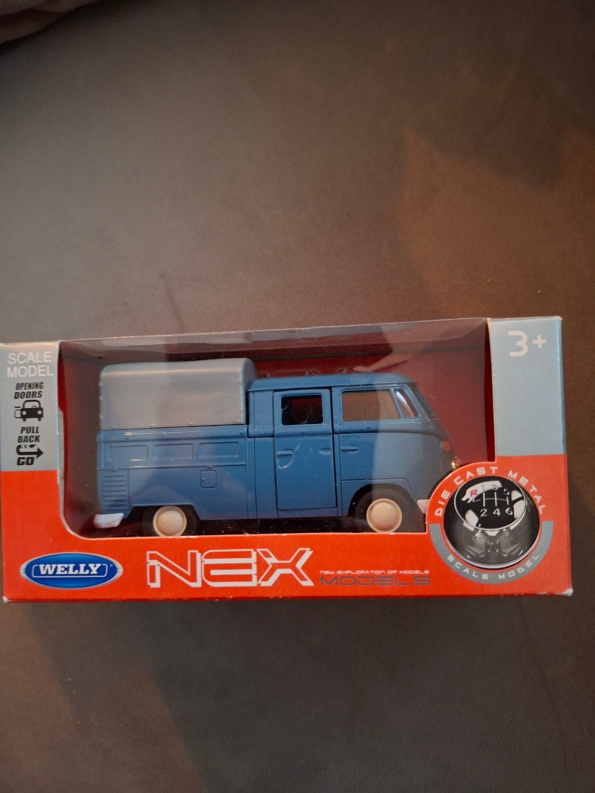 Welly NEX VW T1 Combi Pick-Up Diecast Modelauto, Ophalen of Verzenden