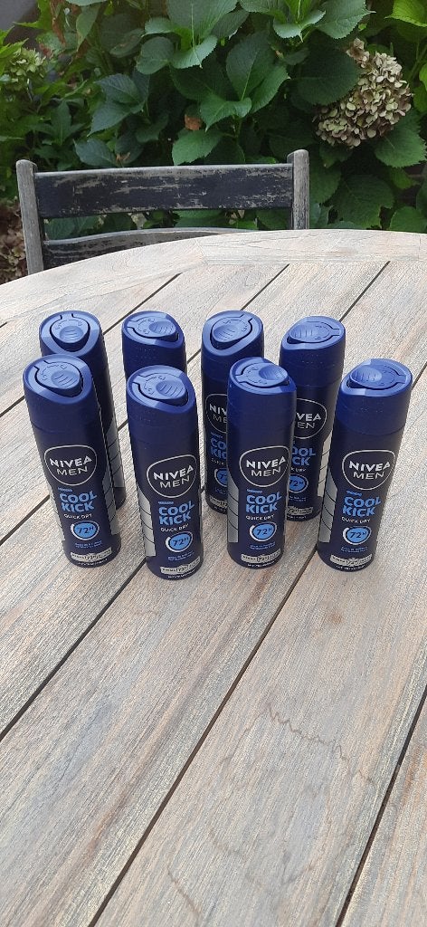 8x Nivea Men Cool Kick deodorant spray, Ophalen of Verzenden, Nieuw, Deodorant of Bodyspray