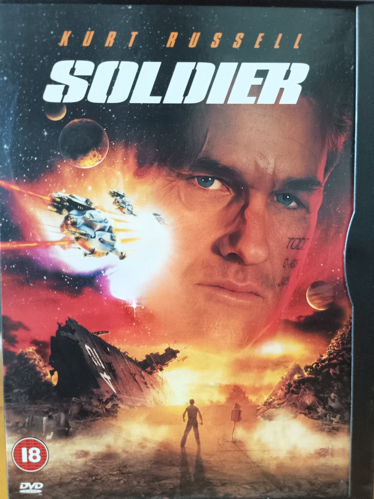 Soldier Dvd UK Import Kurt Russell Sci-Fi Actie Film, Vanaf 18 jaar, Bonusmateriaal, Engels, Arabisch