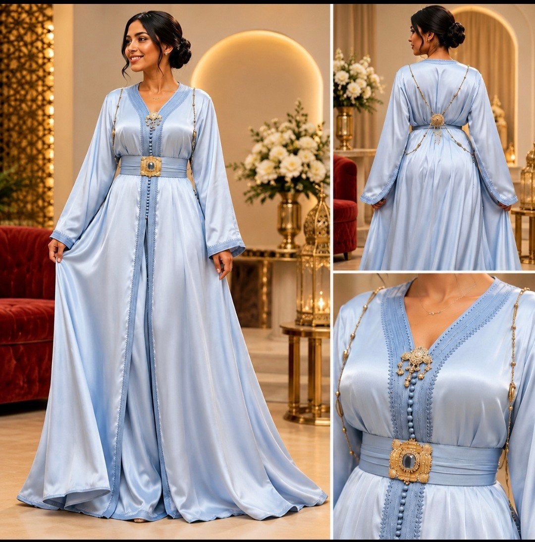 Elegante Organza Takchita in Diverse Kleuren, Maat 38/40 (M), Meerkleurig, Nieuw, Ophalen of Verzenden